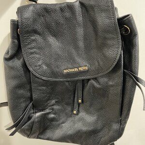 Michael Kors Black Medium Backpack